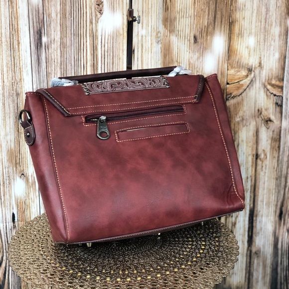 Montana West Concho Top Handle Crossbody - Picture 2 of 4